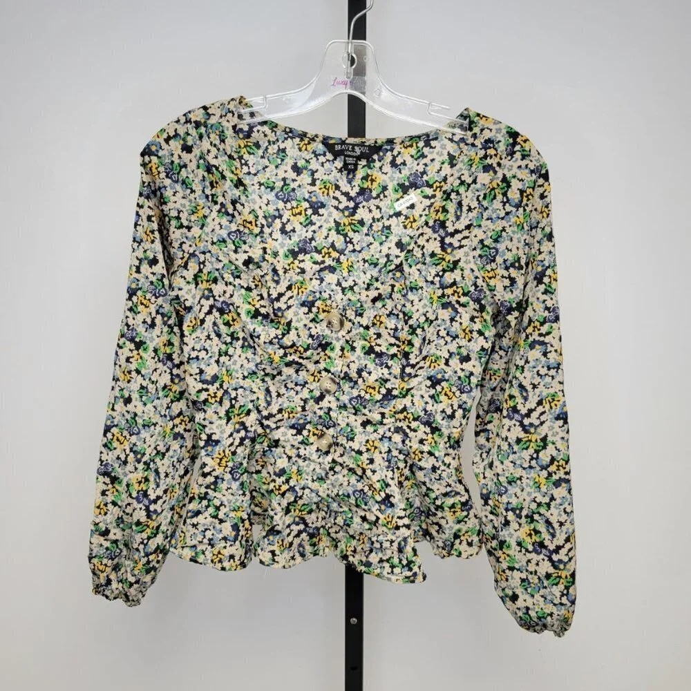 Brave Soul Button Front Top